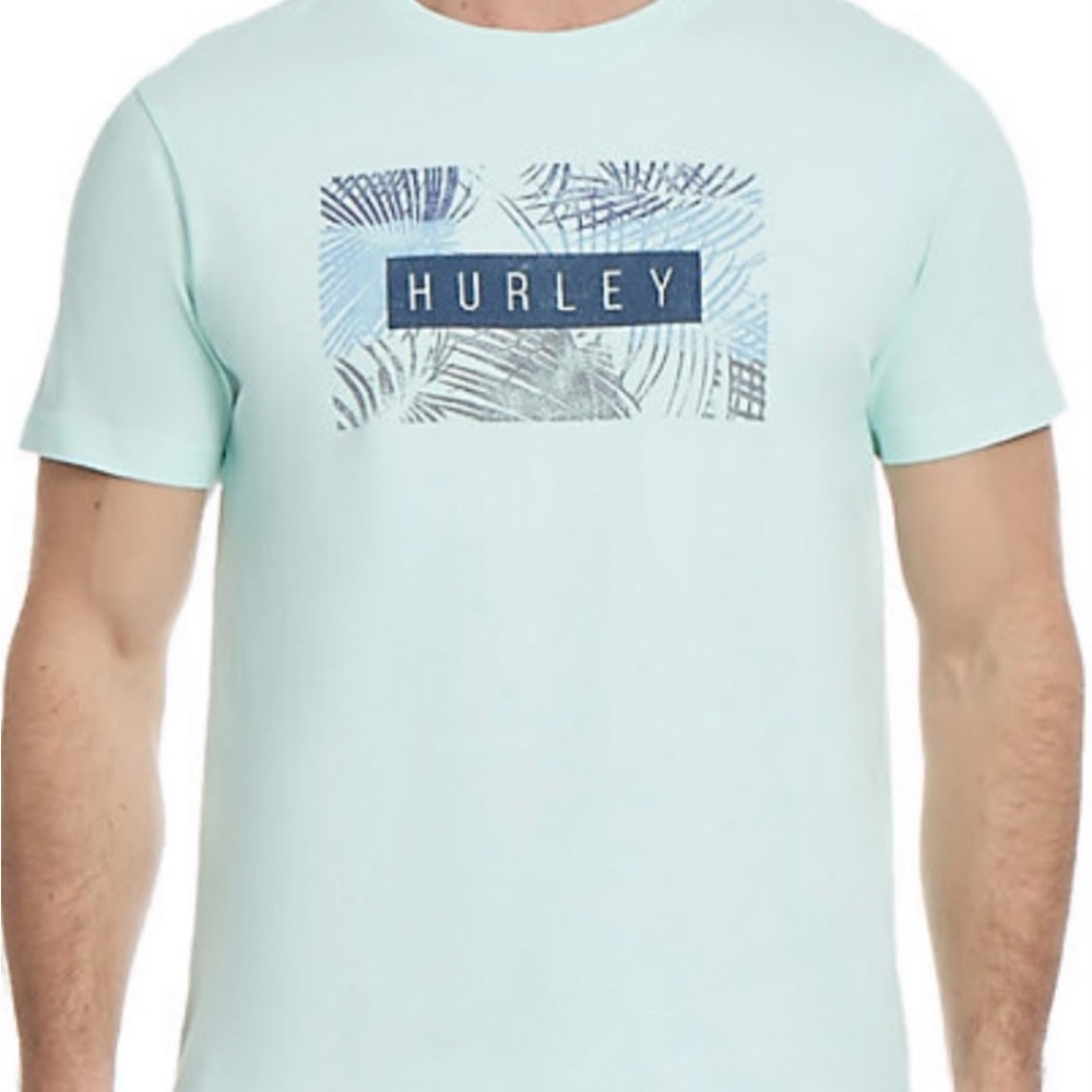 Hurley Light Green Graphic Tee - Men’s XL
